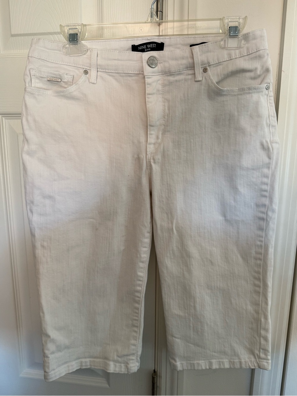 Nine West White Bermuda Shorts